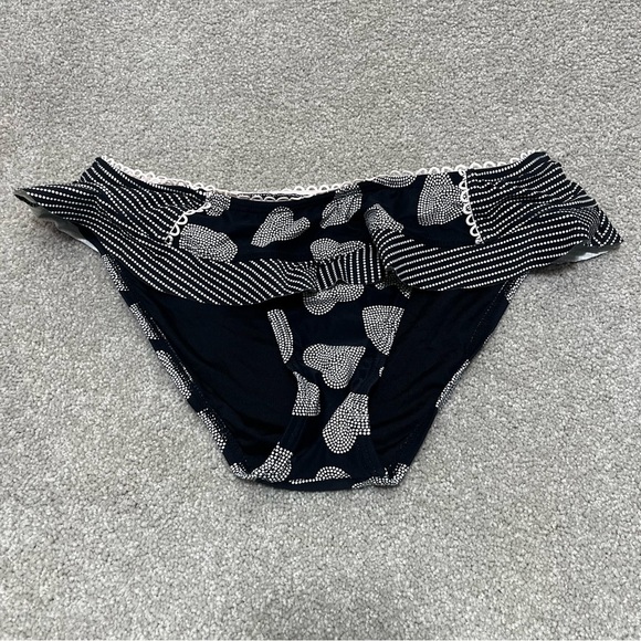 Betsy Johnson ruffle and hearts bikini bottom Size small - Picture 1 of 3